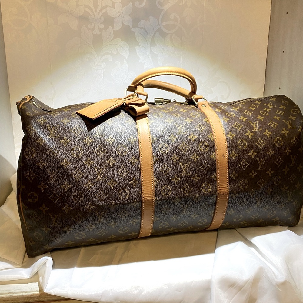 LV Keepall Bandouliere 60 Monogram Vtg in EUC Authentic - Picture 2 of 14